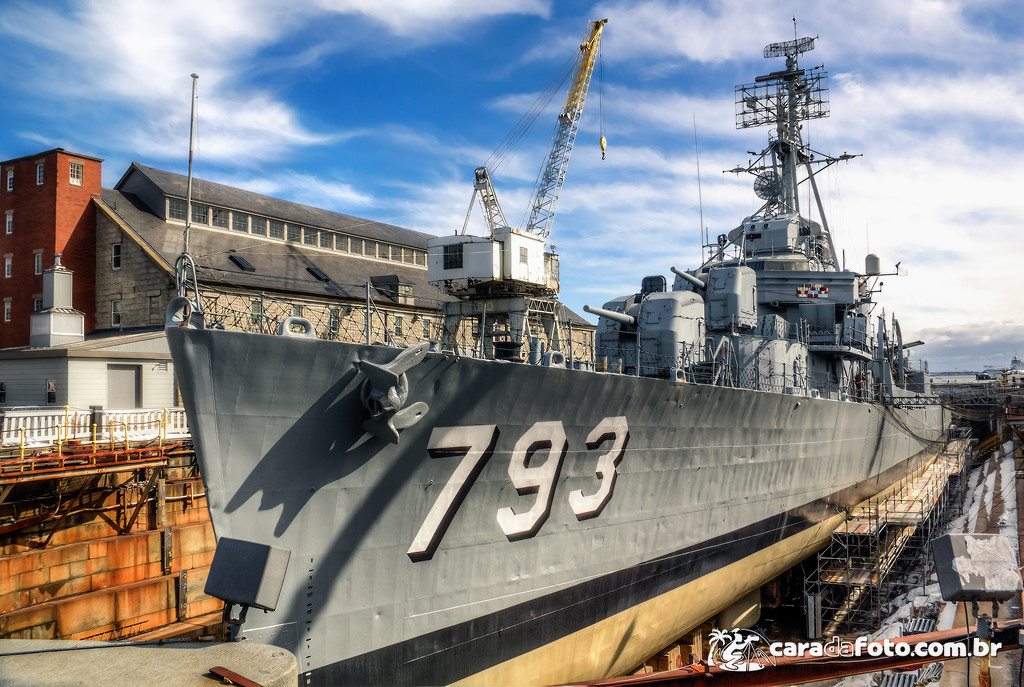 Navio de Batalha em Boston