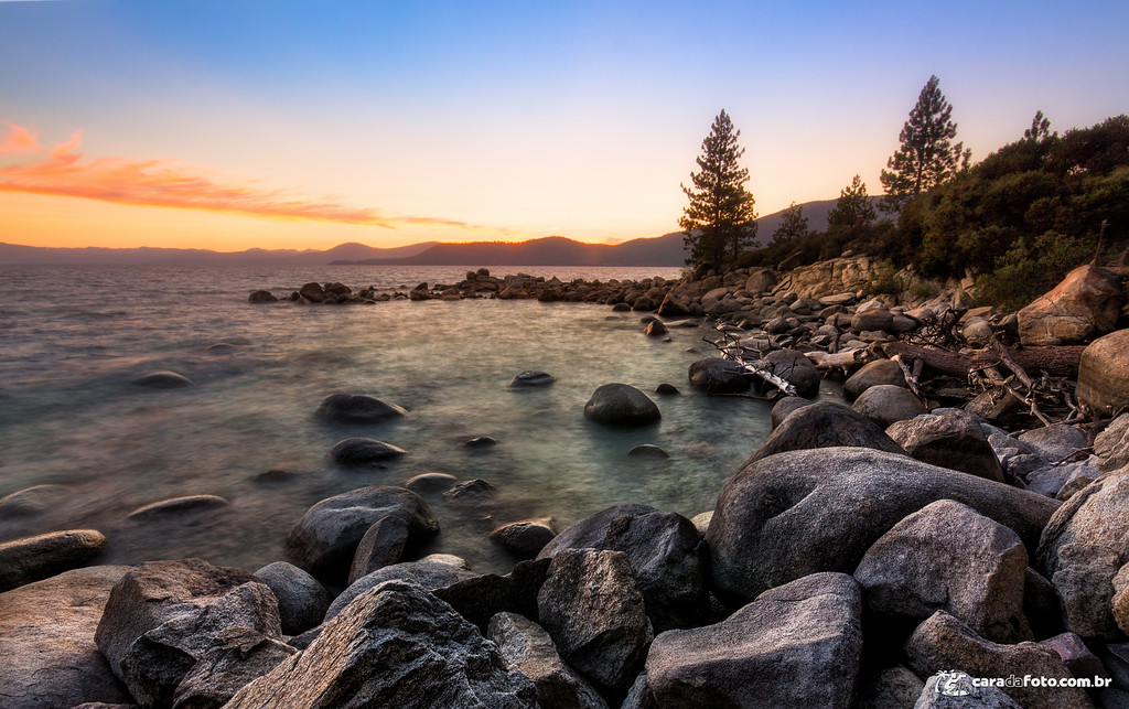 Pôr Do Sol No Lake Tahoe