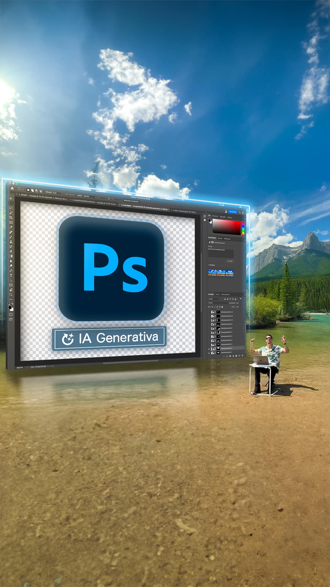 Como Usar A Intelig Ncia Artificial Generativa Do Photoshop Cara Da Foto